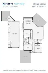 Floorplan of Homely house listing, 10 Crooke Street, Port Huon TAS 7116