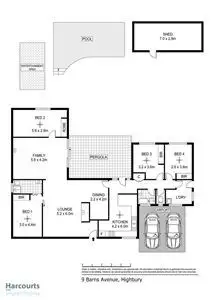 Floorplan of Homely house listing, 9 Barns Avenue, Highbury SA 5089