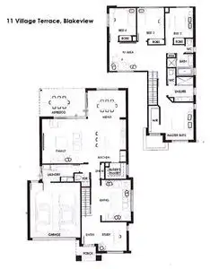 Floorplan of Homely house listing, 11 Village Terrace, Blakeview SA 5114