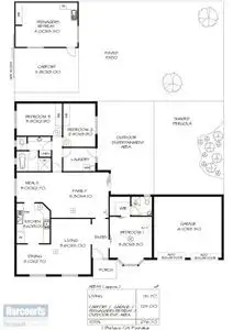 Floorplan of Homely house listing, 1 Borlace Court, Pooraka SA 5095