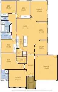 Floorplan of Homely house listing, Address available on request