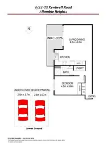 Floorplan of Homely apartment listing, 4/33-35 Kentwell Road, Allambie Heights NSW 2100