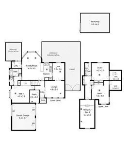 Floorplan of Homely house listing, 13 Argyle Close, Aberfoyle Park SA 5159