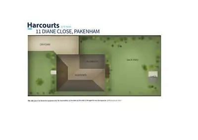 Floorplan of Homely house listing, 11 Diane Close, Pakenham VIC 3810