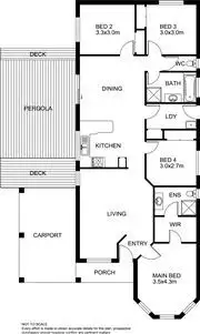 Floorplan of Homely house listing, 16 Rodney Court, Skye VIC 3977