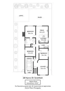 Floorplan of Homely house listing, 28 Hamra Drive, Smithfield SA 5114