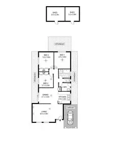 Floorplan of Homely house listing, 5 Post Ave, Salisbury SA 5108