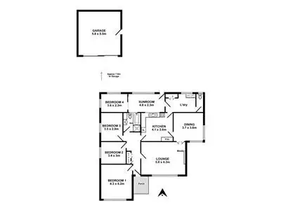 Floorplan of Homely house listing, 17 Lewis Avenue, Glen Osmond SA 5064
