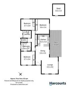 Floorplan of Homely house listing, 35 Bethune Street, Chigwell TAS 7011