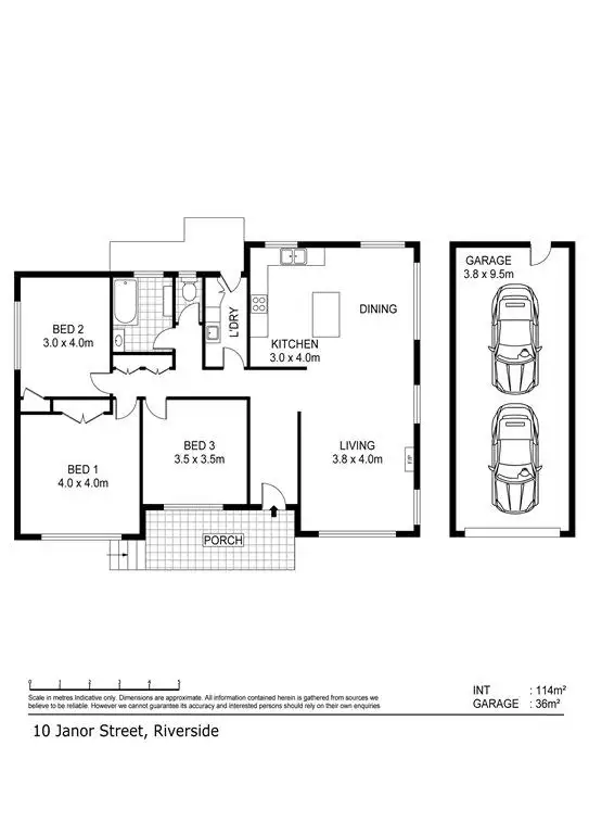 Floorplan of Homely house listing, 10 Janor Street, Riverside TAS 7250