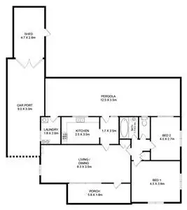 Floorplan of Homely house listing, 13 Harcourt Avenue, Clovelly Park SA 5042