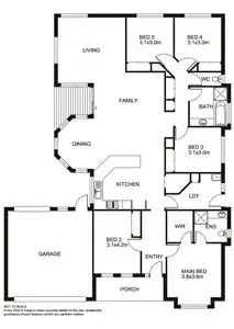 Floorplan of Homely house listing, 47 Rodlarni Crescent, Berwick VIC 3806