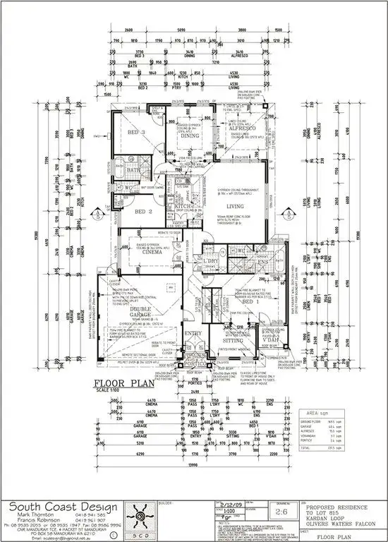Floorplan of Homely house listing, 7 Kardan Loop, Falcon WA 6210