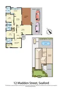 Floorplan of Homely house listing, 12 Madden Street, Seaford VIC 3198