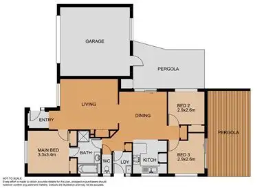 Floorplan of Homely house listing, 64 Orama Avenue, Carrum Downs VIC 3201