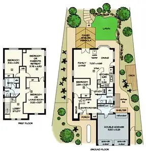 Floorplan of Homely house listing, 4 Songlark Grove, Flagstaff Hill SA 5159
