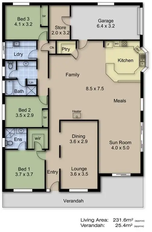 Floorplan of Homely house listing, 19 Joseph Road, Blakiston SA 5250