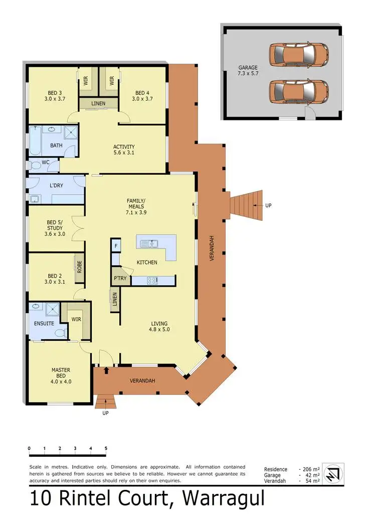 Floorplan of Homely house listing, 10 Rintel Court, Warragul VIC 3820