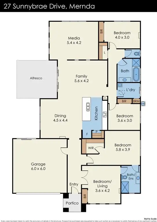 Floorplan of Homely house listing, 27 Sunnybrae Drive, Mernda VIC 3754