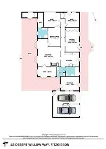 Floorplan of Homely house listing, 12 Desert Willow Way, Fitzgibbon QLD 4018