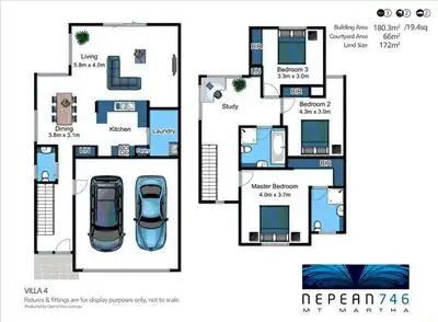 Floorplan of Homely house listing, 4 Seacrest Place, Mount Martha VIC 3934