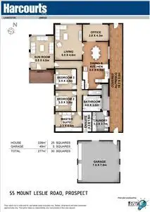 Floorplan of Homely house listing, 55 Mount Leslie Road, Prospect Vale TAS 7250