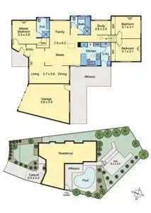 Floorplan of Homely house listing, 5 Ferraro Close, Epping VIC 3076
