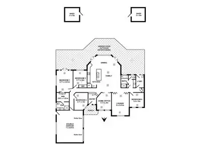Floorplan of Homely house listing, 76 Windebanks Road, Happy Valley SA 5159
