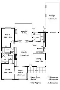 Floorplan of Homely house listing, 24 Seascape Avenue, Balnarring VIC 3926