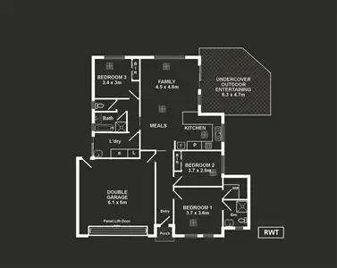 Floorplan of Homely house listing, 1 Zante Grove, Park Holme SA