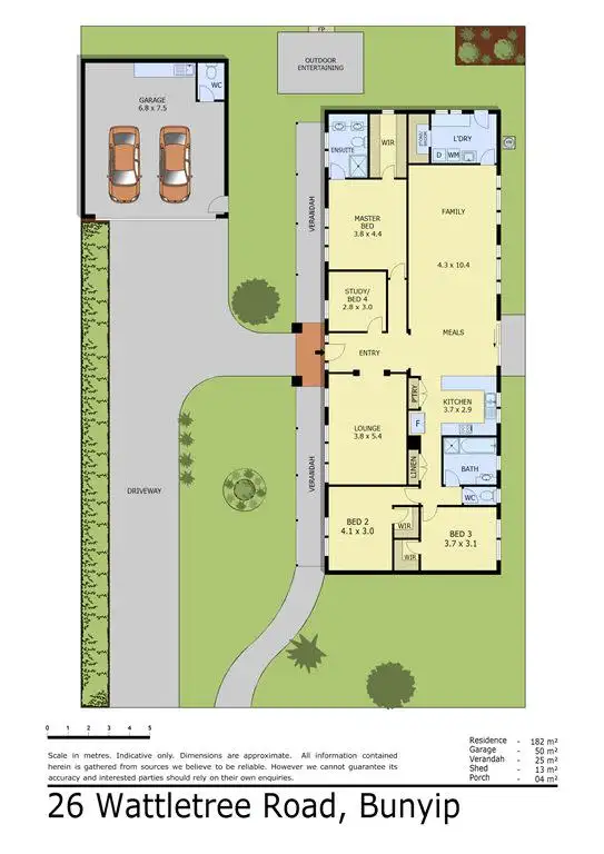 Floorplan of Homely house listing, 26 Wattletree Road, Bunyip VIC 3815