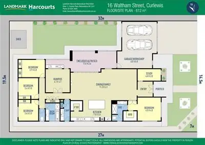 Floorplan of Homely house listing, 16 Waltham St, Curlewis VIC 3222