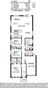 Floorplan of Homely house listing, 8A Thompson Street, Northfield SA 5085
