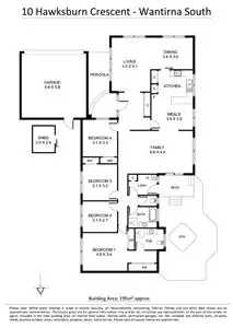 Floorplan of Homely house listing, 10 Hawksburn Crescent, Wantirna South VIC 3152