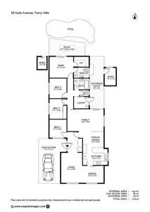 Floorplan of Homely house listing, 58 Kylie Avenue, Ferny Hills QLD 4055