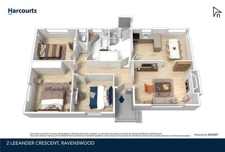 Floorplan of Homely house listing, 2 Leeander Crescent, Ravenswood TAS 7250