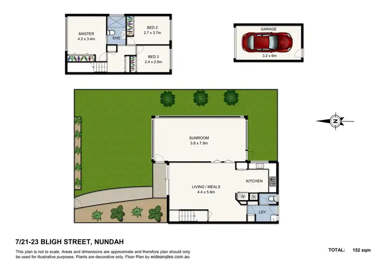 Floorplan of Homely townhouse listing, 7/21-23 Bligh Street, Nundah QLD 4012