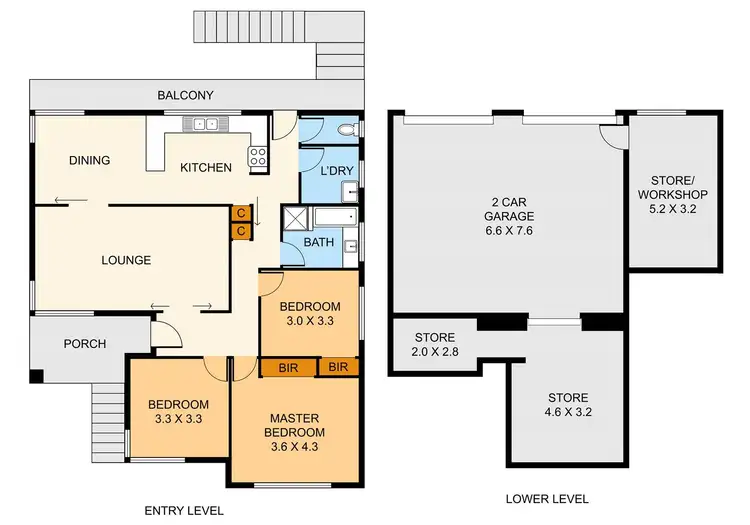 Floorplan of Homely house listing, 54 Victoria Road, Lilydale VIC 3140