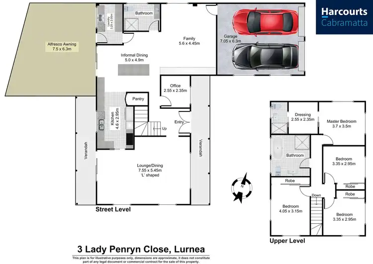 Floorplan of Homely house listing, 3 Lady Penhryn Close, Lurnea NSW 2170