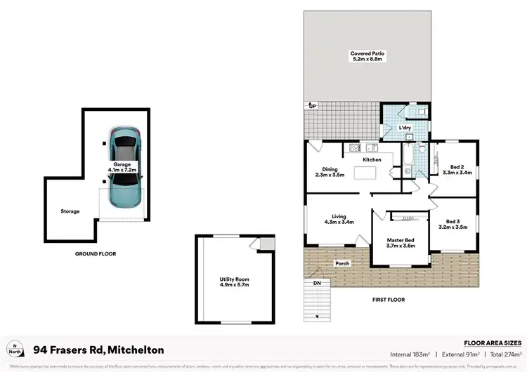Floorplan of Homely house listing, 94 Frasers Road, Mitchelton QLD 4053