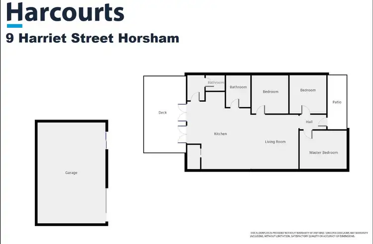 Floorplan of Homely house listing, 9 Harriett Street, Horsham VIC 3400