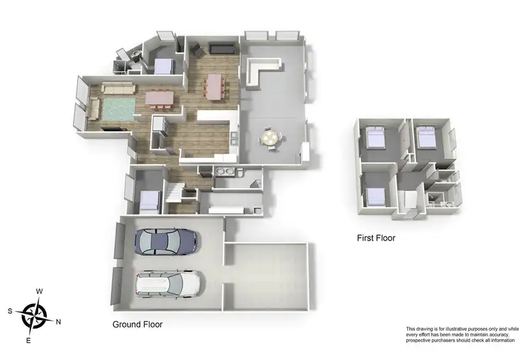 Floorplan of Homely house listing, 6 Rosewood Court, Mulgrave VIC 3170