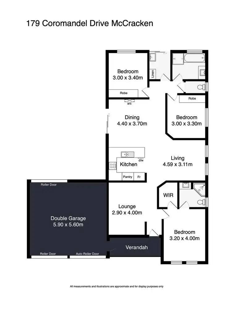 Floorplan of Homely house listing, 179 Coromandel Drive, Mccracken SA 5211