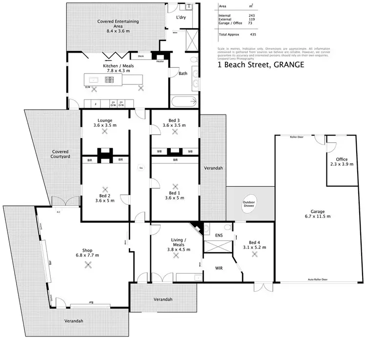Floorplan of Homely house listing, 1 Beach Street, Grange SA 5022