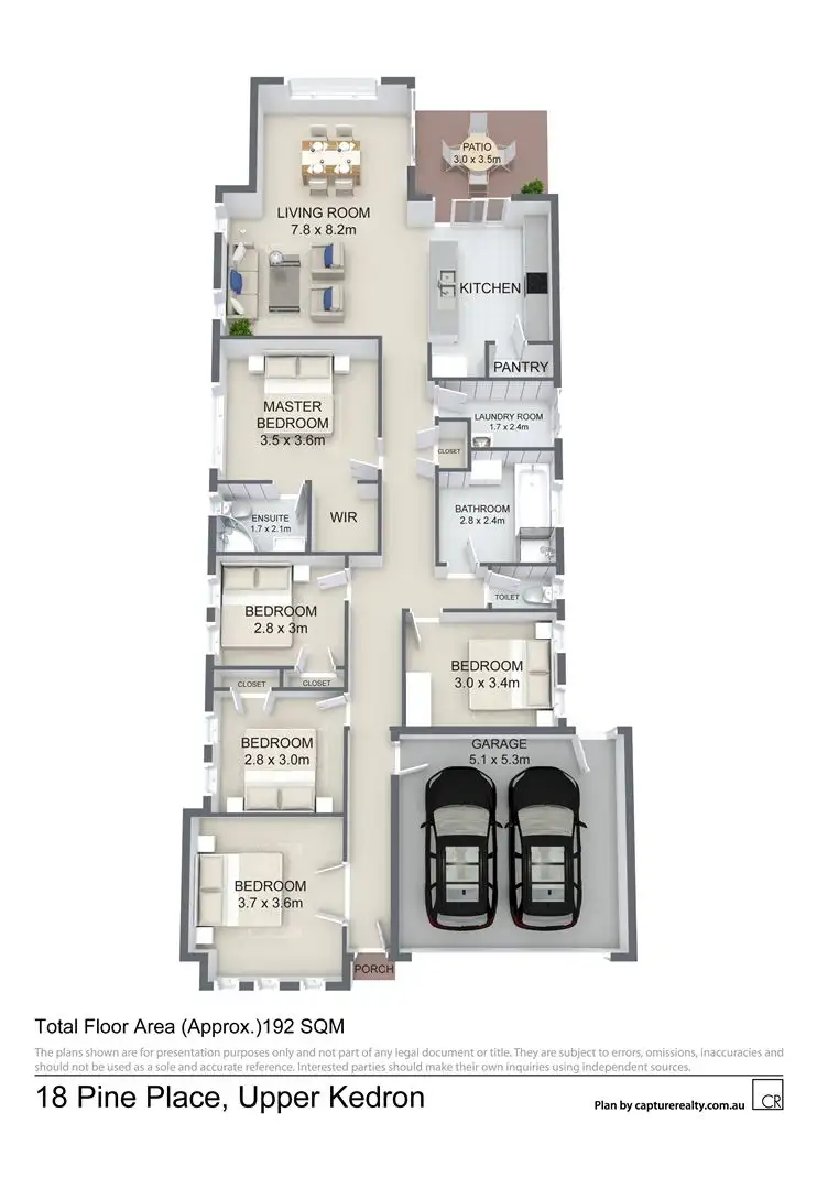 Floorplan of Homely house listing, 18 Pine Place, Upper Kedron QLD 4055