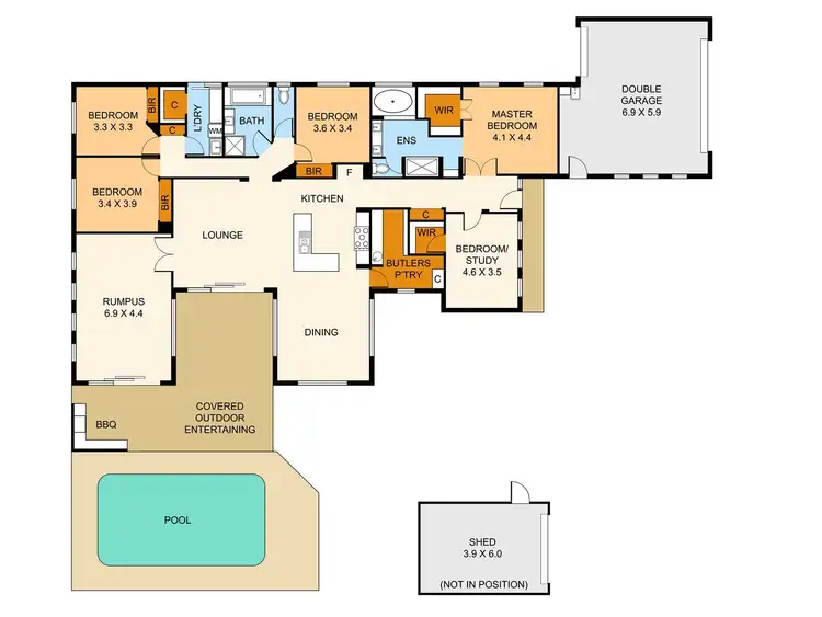 Floorplan of Homely house listing, 25 Tea Tree Court, Lyndhurst VIC 3975