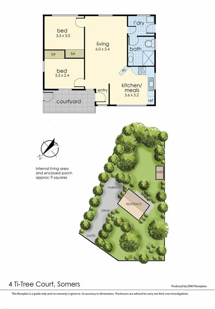 Floorplan of Homely house listing, 4 Ti Tree Court, Somers VIC 3927