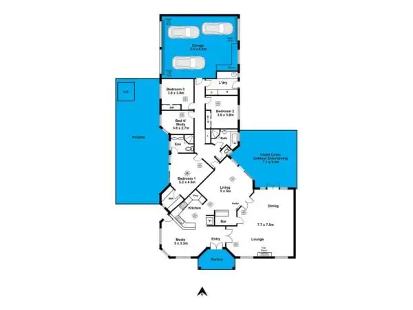 Floorplan of Homely house listing, 65 Harrow Road, Somerton Park SA 5044