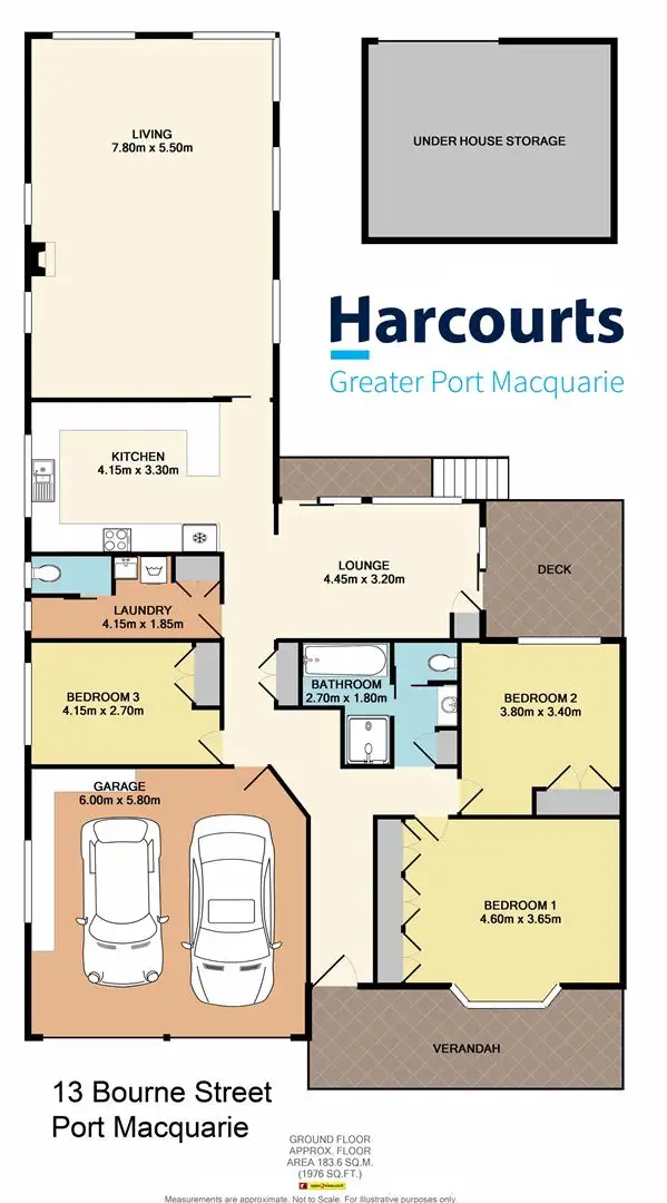 Floorplan of Homely house listing, 13 Bourne Street, Port Macquarie NSW 2444