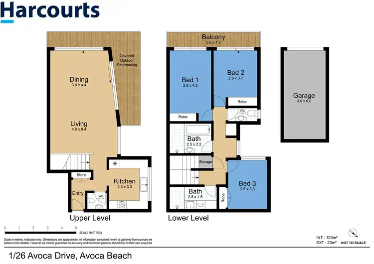 Floorplan of Homely townhouse listing, 1/26 Avoca Drive, Avoca Beach NSW 2251